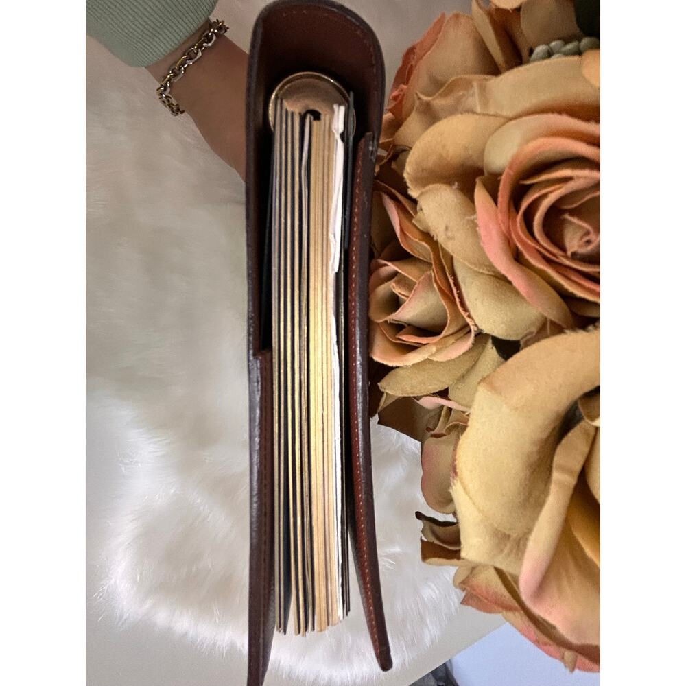 Authentic 70s Vintage Louis Vuitton Monogram A5 Desk Agenda Cover (predate code) - Picture 7 of 15